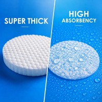 Tampons en coton biodégradables 100% viscose, ronds, doux, pour le nettoyage du visage, tampons démaquillants DIY pour les soins de la peau et le nail art