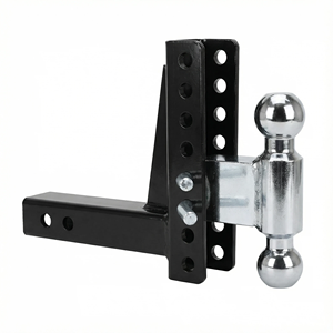 Nuevo <span class=keywords><strong>enganche</strong></span> de remolque ajustable de alta resistencia Yikun con receptor de 2 pulgadas, soporte doble para barra de remolque, acero de alta resistencia con revestimiento antirrobo para RV/barco/camión - Product Image 3