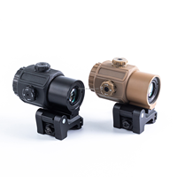 Nouvelle lunette de visée à prisme 3X G43, grossisseur tactique, viseurs de chasse, télescopes, accessoires d'extérieur, montage QD, alliage d'aluminium 20 mm/21 mm