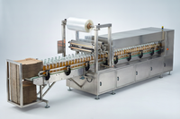 Machine d'emballage liquide haute vitesse pour cartons, bouteilles, canettes, canettes en aluminium, technologie de film rétractable pour demi-bacs, certifiée CE