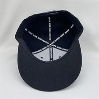 Personalizable 6-Panel de algodón de ala plana Snapback Gorras Bordado Hip Hop Sombreros para adultos con logotipo personalizado para uso al aire libre