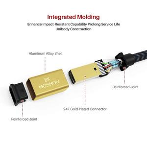 ใหม่ DP 1.4 <span class=keywords><strong>DisplayPort</strong></span> DP TO MINI DP สนับสนุน8K 60Hz 4K 144Hz/120Hz 2K <span class=keywords><strong>165Hz</strong></span> 32.4Gbps - Product Image 4