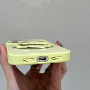 Funda Magnética de Lujo con Panel Trasero de Vidrio para iPhone 17 13 14 15 16 Pro Max con Protección de 360° °   Protector de Lente para Espejo con Soporte - Product Image 6