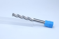 Fresa de extremo cuadrado CNC, tamaño en pulgadas, para aluminio y madera, herramienta de fresado en espiral, herramienta de máquina, fresa de metal duro sólido