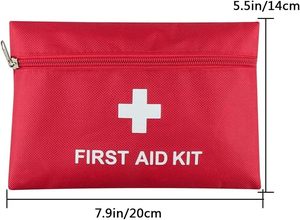 Mini Portable First <strong>Aid</strong> <strong>Kit</strong> Emergency Bag With Medical Supplies For Sports Travel Outdoor Gift Car Home Office 20*14cm - Product Image 2