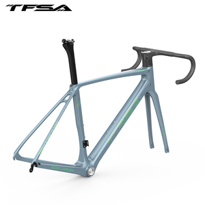Bicicleta de Carreras TFSA Aero, <span class=keywords><strong>Cuadro</strong></span> de Fibra de <span class=keywords><strong>Carbono</strong></span> para <span class=keywords><strong>Ciclocross</strong></span>, Frenos de Llanta, Frenos V-Brake, <span class=keywords><strong>Cuadro</strong></span> de Bicicleta de Carretera en Venta - Product Image 3