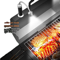 Lampe de camping rechargeable à piles, de qualité supérieure, antiadhésive, prix d'usine Greenergy, LED noire, barbecue, sac en aluminium