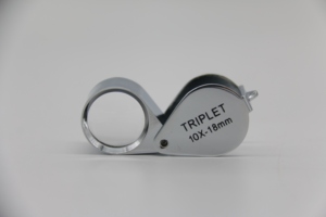 Lentille 10X18mm de poche Portable, avec <span class=keywords><strong>3</strong></span> jeux de lentilles optiques en verre, trépied Loupe 10x - Product Image 3