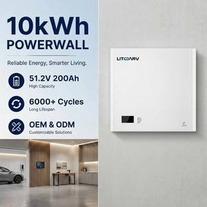 Batería de Iones de Litio Solar de 51.2V 100Ah 200Ah 5.12kWh 10.24kWh, Paquete de Baterías para Sistema de Almacenamiento de Energía Doméstica - Product Image 1