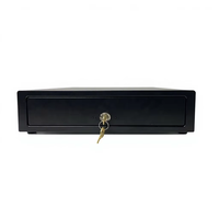 Caisse enregistreuse en métal Edobbo ED-K380, interface RJ11, personnalisation du logo, antirouille, design moderne, combinaison libre, longue durée de vie