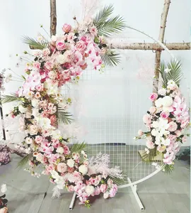 Y-Q054婚庆用品定制婚庆道具背景拱门花排布置背景婚礼装饰