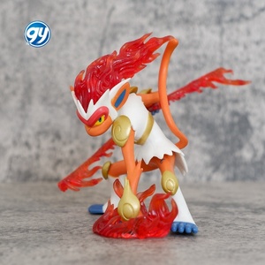 Statuetta Anime Infernape Pikachu Stile Pokémon, Ornamento per Auto, Decorazione per Case del Computer, Regalo da Collezione, Artigianato in Plastica a Tema Animale Domestico - Product Image 3