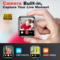 Prise en charge de l'appareil photo numérique 720P Mini lecteur MP3 BT 5.4 Écran tactile Son HiFi Multi Format Lecture de musique Paroles Fynchronisation