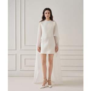 Robes pour femmes luxe mode élégante mini robe a-ligne sans manches robes décontractées avec étiquettes personnalisées fabriqué au Vietnam - Product Image 3