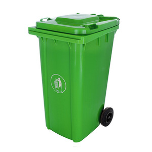 Poubelle extérieure en plastique de 240 L, poubelle sanitaire de 240 L pour usage urbain, vente en gros par l'usine de poubelles de Zhengzhou, Henan - Product Image 1