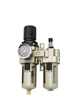 Filtro Regulador Separador de Aceite y Agua de Calidad Original Blanca Serie AC AC2010-02/AC3010-03/AC4010-04 Unidad de Tratamiento de Fuente de Aire