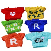 30cm ours en peluche peluche poupée pull à capuche pull pull petit ours poupée remplacement vêtements accessoires poupée vêtements en gros