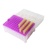 BestPrice 200Ul Boîte à embouts de pipette 96 embouts de pipette vides Support pour laboratoire