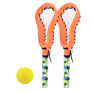 Mini-ensemble <span class=keywords><strong>de</strong></span> crosse <span class=keywords><strong>de</strong></span> lacrosse pour enfants, personnalisable (couleur et logo) pour fêtes au bord <span class=keywords><strong>de</strong></span> la piscine et activités sportives familiales en extérieur - Product Image 1