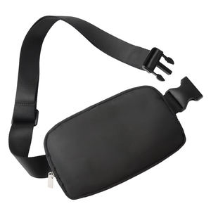 Custom Vrouwen <span class=keywords><strong>Nylon</strong></span> Yoga Lulu Tas Waterdichte Crossbody Slinger Met Bilriem Logo Print Taille Heuptasje Overal Messenger <span class=keywords><strong>Bag</strong></span> - Product Image 2