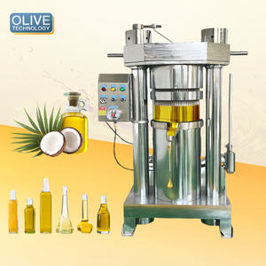 Extracteur d'huile de noix de coco automatique en acier inoxydable et ligne de production, presse à froid, système de filtration à haute productivité - Product Image 1