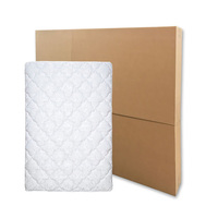 Flacher Rechteck-Papier karton Schmale Seiten verpackung Papier box Versand box für Gemälde oder Foto rahmen Verpackung Wellpappe