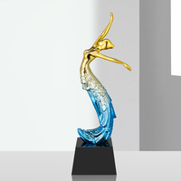 Trophées en cristal colorés personnalisés cadeau d'affaires impression couleur Trophée personnalisé en résine de cristal