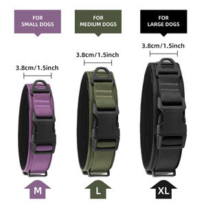 <span class=keywords><strong>Collar</strong></span> Táctico Resistente para Perro YIWU, <span class=keywords><strong>Collar</strong></span> de Nailon Ajustable y Resistente para Cachorros con Hebilla de Liberación Rápida para Perros Medianos y Grandes - Product Image 4