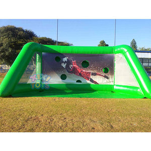 Terrain de football gonflable de savon de haute qualité pour jeu d'enfants, mur gonflable de <span class=keywords><strong>but</strong></span> de cible de coup de pied de football avec <span class=keywords><strong>lit</strong></span> d'air - Product Image 5