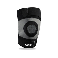 Attelle de genou respirante en néoprène VBOSI 8138 avec coussinet rotulien fixe, pour usage sportif, certifiée CE/FDA, avec coussinets intégrés