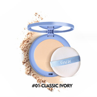 Poudre de Maquillage Fixatrice en Gros, Compacte, Mate, Imperméable pour le Visage