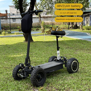 Trottinette électrique <span class=keywords><strong>E9</strong></span> de 11 pouces avec autonomie de 60km, pneus tout-terrain pliables et portables, batterie au lithium - Product Image 1