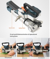 Machine d'emballage pneumatique DT-B19, machine semi-automatique de cerclage en plastique et acier, machine d'emballage pour cartons, briques, boîtes en bois