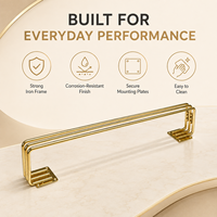 Supports de Meubles Élégants en Fer Multi-Tubes, Quincaillerie Métallique Polie pour Canapé, Armoire, Table, Décoration Domestique