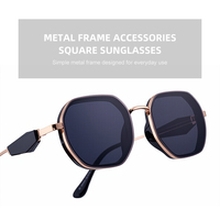 Lunettes de soleil en gros, lunettes personnalisées, lunettes de soleil polygonales, lunettes de soleil personnalisées 2025, lunettes de soleil avec logo, lunettes en métal unisexes
