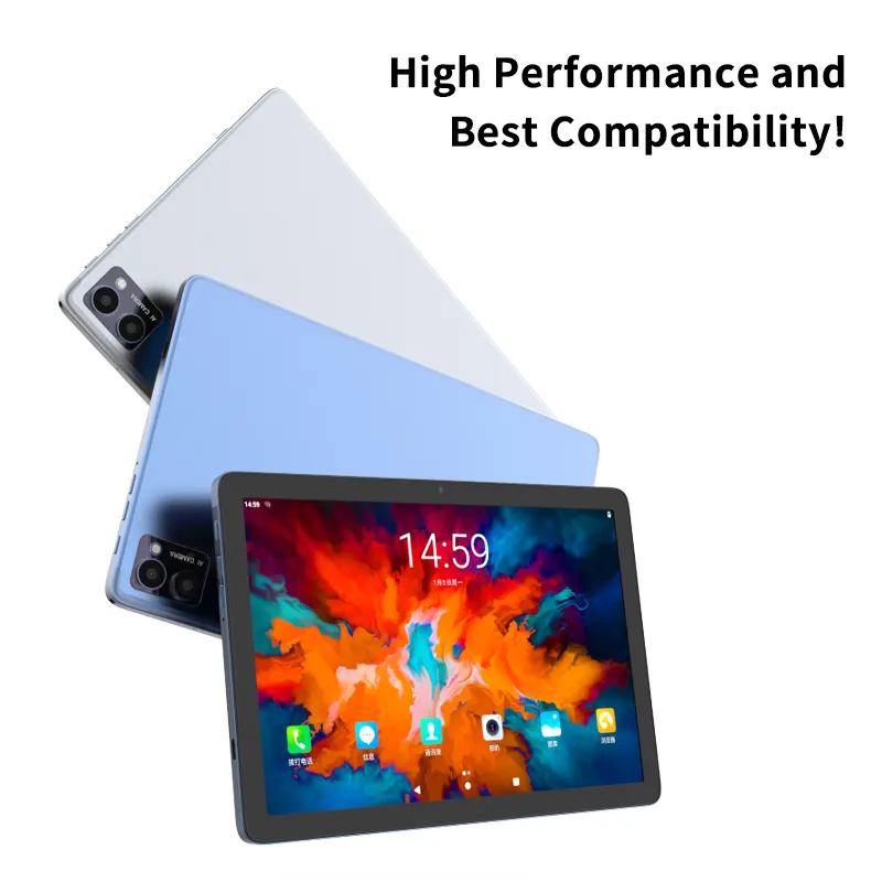 High-End 11 Polegada Android 12 Tablet Full HD Tela de Toque Capacitivo Tablets 4 + 128GB 5G Wifi Tablet Pc com Cartão Sim