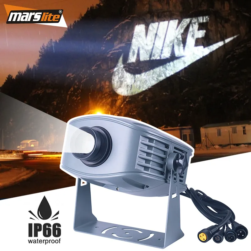 Marslite 300w ip66 brightness advertising led outdoor logo light gobo projector advertising lights