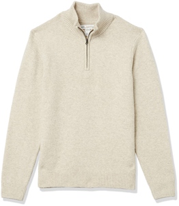 Maglioni da <span class=keywords><strong>Uomo</strong></span> con Zip a Quarto, Maglioni da <span class=keywords><strong>Uomo</strong></span> Taglie Forti, Maglione in <span class=keywords><strong>Lana</strong></span> da <span class=keywords><strong>Uomo</strong></span> - Product Image 4