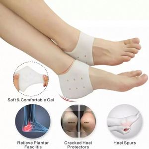 Chaussettes de soin des pieds en silicone souple de haute qualité, chaussettes fines hydratantes en gel pour talons, protecteurs de peau pour pieds gercés, soin des pieds, pédicure - Product Image 3