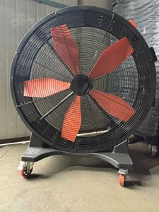 Ventilador Axial Industrial Móvil de 30 Pulgadas, Impulsado a Mano, con Cinco Aspas, 400W, Gran Potencia, Viento Fuerte y Eficiente, Diseño de Aspas Grandes - Product Image 5