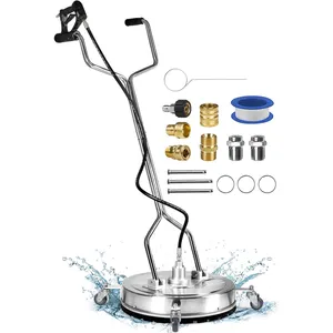 Industrial 24 Inch Big Rotary Whirlaway Pool Flat High Pressure Washer Water Surface Cleaner 4000psi For Cleaning Driveways
