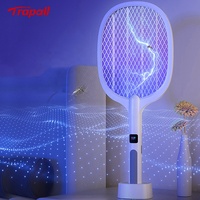 Lampe anti-moustiques électrique USB domestique avec affichage intelligent de la quantité de charge, tapette à moustiques électrique