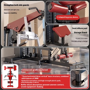 Attrezzatura Fitness Indoor Completa per Casa, Macchinario Multifunzione per Allenamento Forza, Stazione Singola Combinata con Panca e Rack per Pectoral Machine - Product Image 4