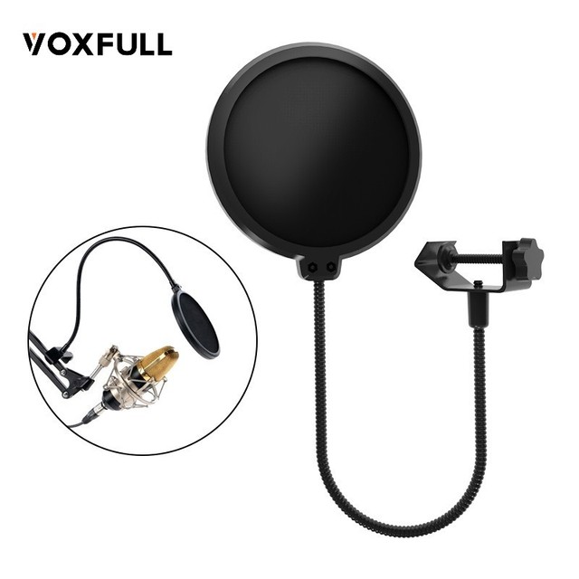 VOXFULL Customization Hight Quality PF155 Studio Recording China Factory Wholesale Cheap Custom logo Microphone Pop Filter