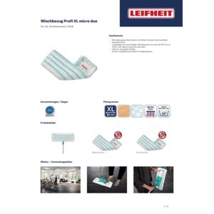 LEIFHEIT Wischbezug Profi XL micro Duo Wischbreite 42cm - Product Image 2