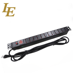 Gabinete de Red de Aleación de Aluminio de 19 Pulgadas 1U, PDU Italiano de 8 y 12 Vías - Product Image 5