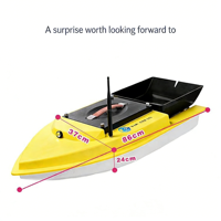 Sonar de détection de poissons d'usine Yuerlang S90, bateau à appâts sans balais à grande capacité, 12V haute puissance, GPS, retour automatique, plastique, charge utile 6kg