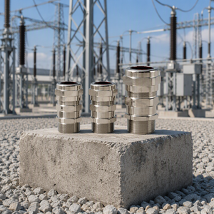 Presse-étoupe blindé anti-explosion à compression simple <span class=keywords><strong>Millet</strong></span> EX M20 PG7-PG9 pour câble basse tension, en laiton, indice de protection IP66, certifié ISO9001 - Product Image 2