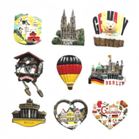 Aimant personnalisé Vente en gros 3D France Souvenirs touristiques Aimants de réfrigérateur en résine Aimant de réfrigérateur de la tour de Paris