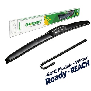 Essuie-glace hybride YOUNGLOOK avec cadre résistant à la corrosion, 14-28 pouces, compatible avec les roadsters et la plupart des SUV, prêt pour la saison des pluies, MOQ 50, RoHS - Product Image 1